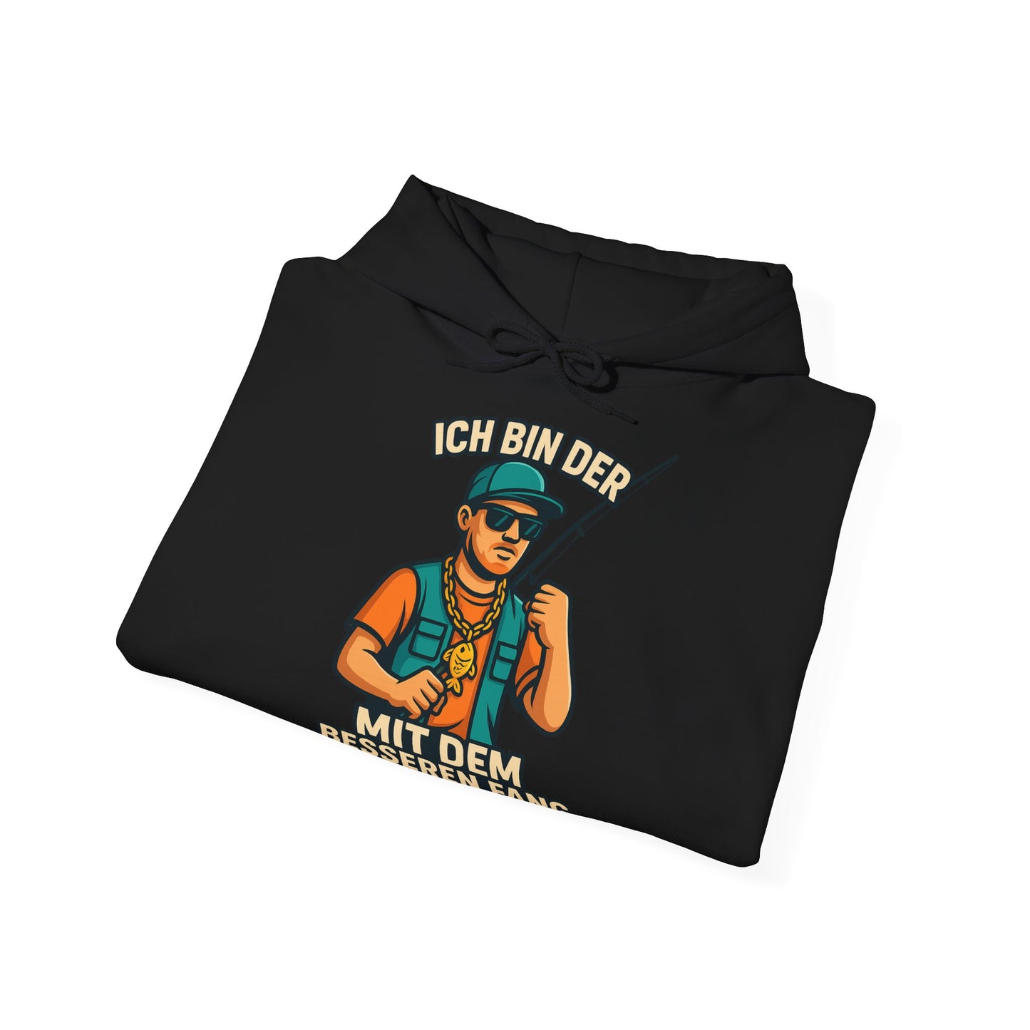 🎣 Funny Fishing Hoodie – „Ich bin der mit dem besseren Fang“