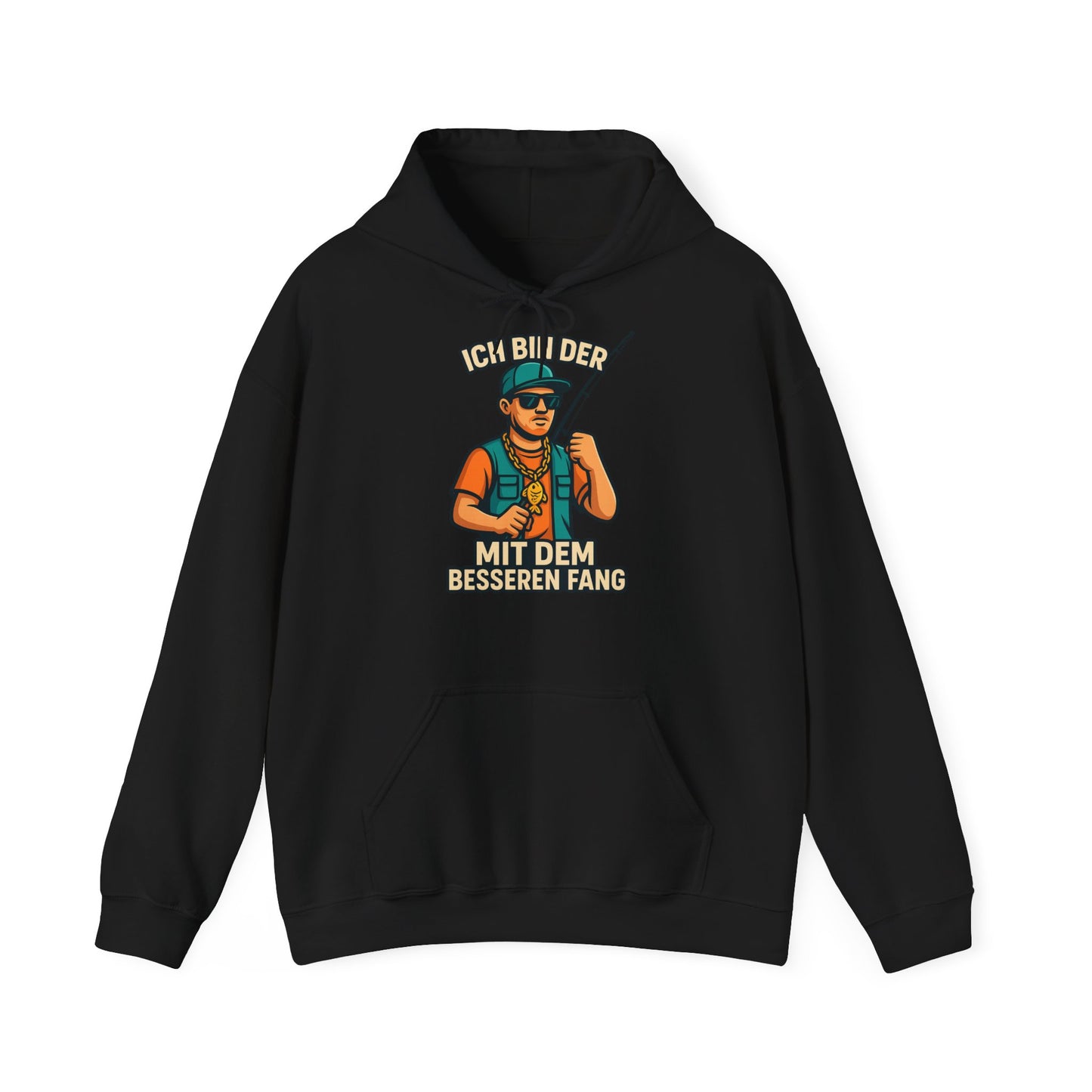 🎣 Funny Fishing Hoodie – „Ich bin der mit dem besseren Fang“