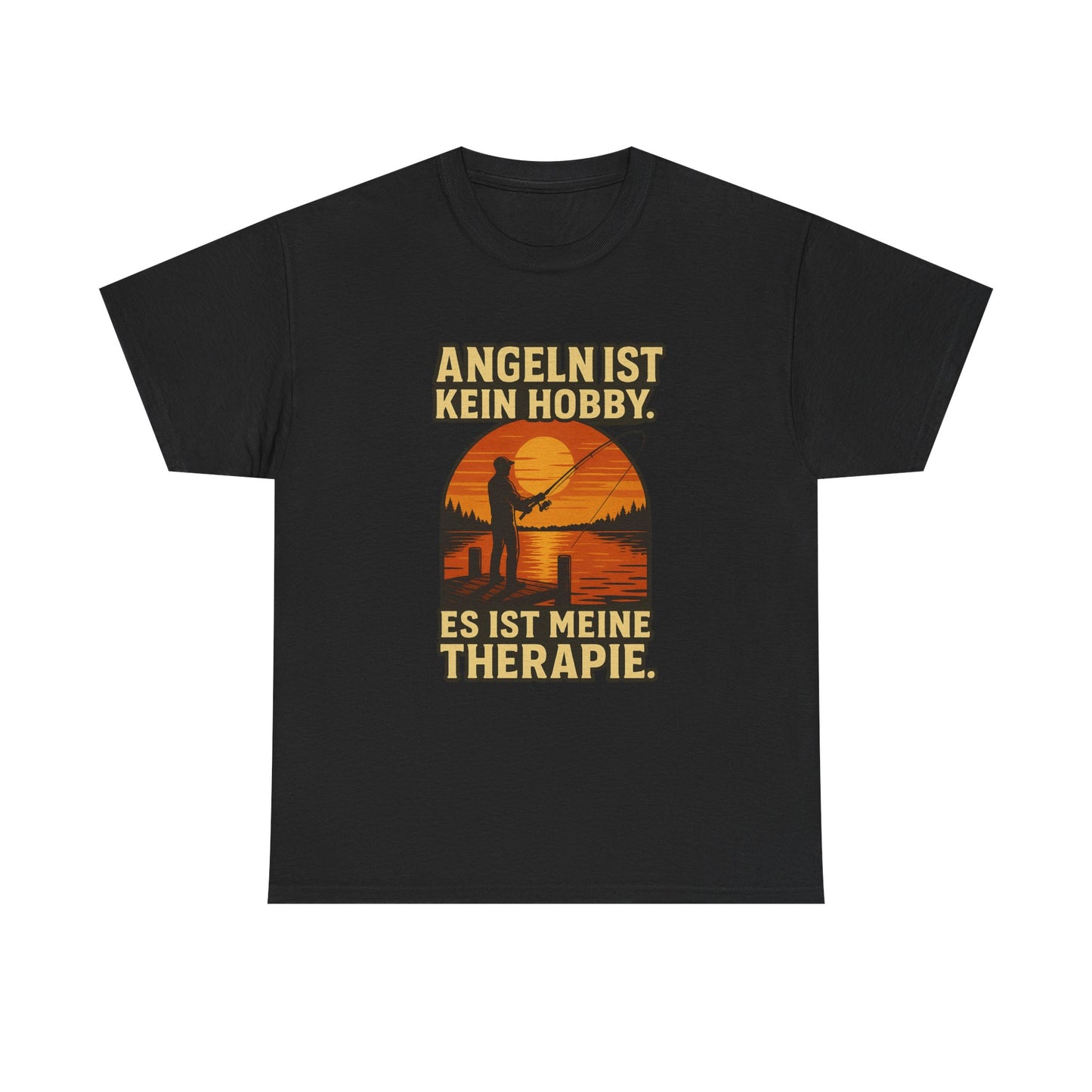 🎣 Fishing Therapy T-Shirt – Für Outdoor-Fans & Angelliebhaber