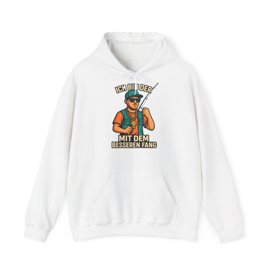 🎣 Funny Fishing Hoodie – „Ich bin der mit dem besseren Fang“