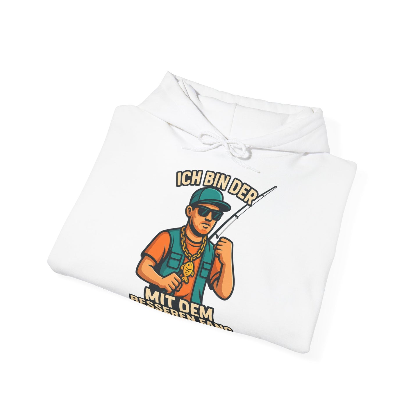 🎣 Funny Fishing Hoodie – „Ich bin der mit dem besseren Fang“